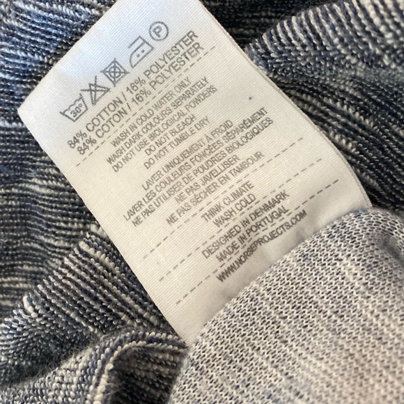 NORSE PROJECTS | RUNI DRY TOWELLING SWEAT in Cali Blue - Picture 7 of 11